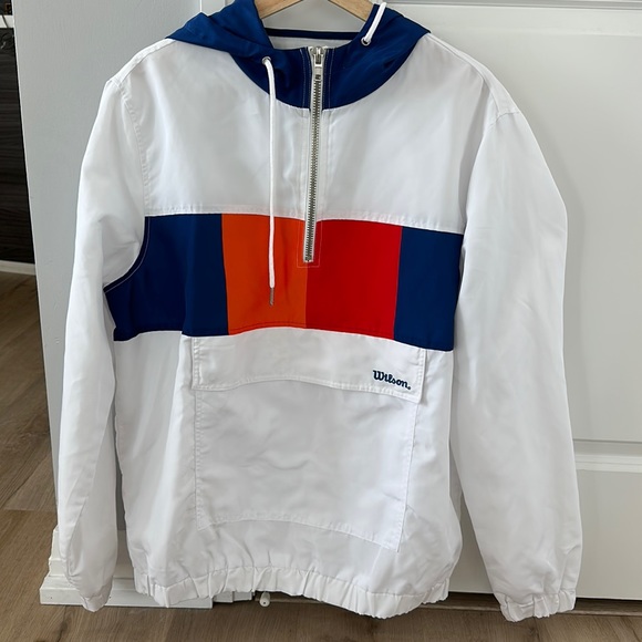Wilson Forever 21 Windbreaker Medium White - Picture 2 of 4